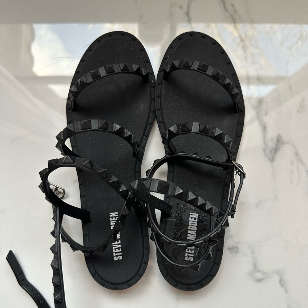 Steve Madden Studded Sandals - Picture 2 of 3